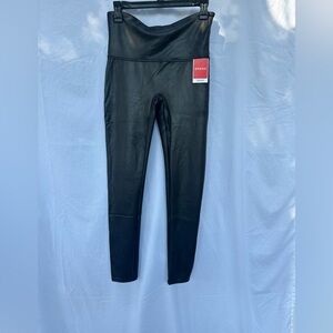 SPANX Black Leggings with Red Tag XL